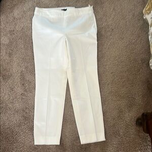 Talbots Elegant White Trousers- New